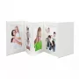 Photo Album Deknudt Leporello White 8 sheets 10 x 15 cm