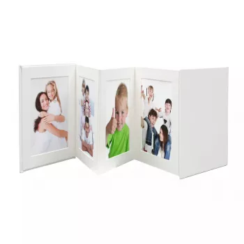 Photo album Deknudt Leporello White 8 sheets 13 x 18 cm