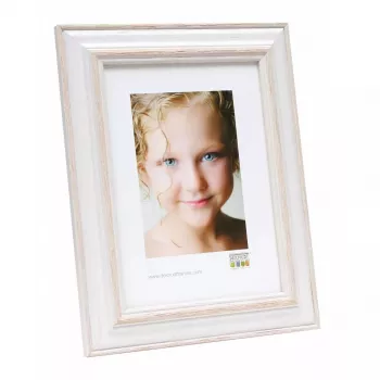 Single picture frame Deknudt S221H1 Beige White 150mm x 200mm