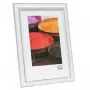 Single picture frame Deknudt S221H3 Black White Wood 260x347 mm