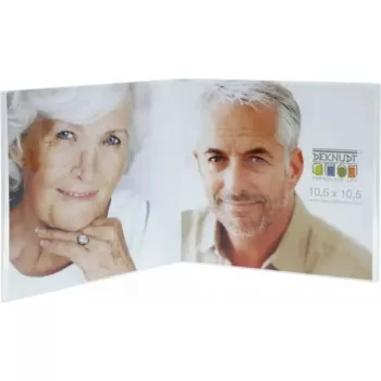 Photo frame Deknudt Resin Frame S58RL2 Transparent 2x10.5x10.5 cm