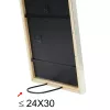 Single picture frame Deknudt S41JD1 Silver 311x434 mm