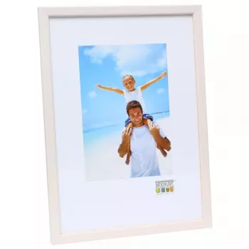 Single picture frame Deknudt S41JL1 White Wood 311x434mm