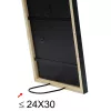 Single picture frame Deknudt S41JL2 Black Cardboard Glass Wood