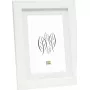 Photo frame Deknudt S66KF1 P1 15x20 Wood White with passepartout