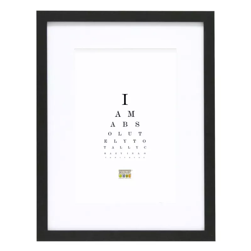 Single picture frame Deknudt S66KF2 P1 Black 30x45