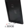 Single picture frame Deknudt S66KF2 P1 Black 30x45
