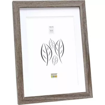 Photo frame Deknudt S66KH3 Wood Grey Oak 20x25 cm with passepartout