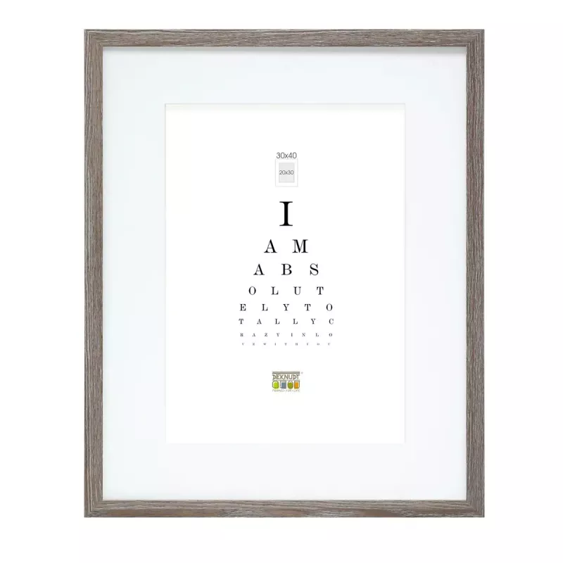 Single picture frame Deknudt S66KH3 P1 Grey 332x433 mm