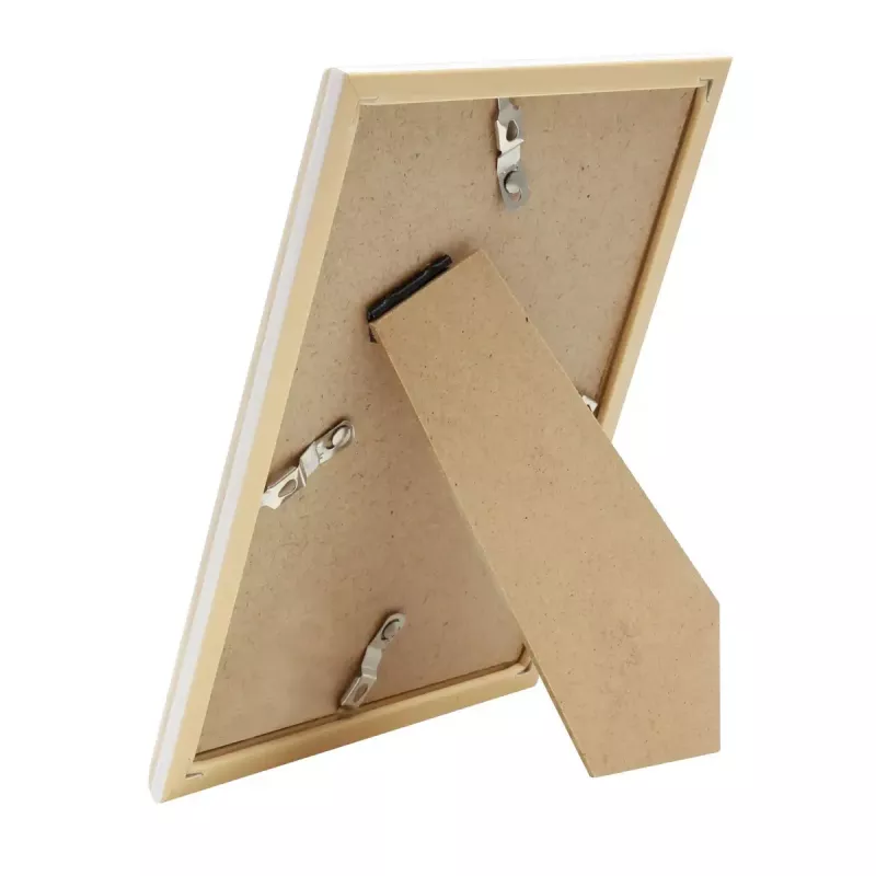 Single picture frame Deknudt S46WG3 P1 Natural White 199x259 mm