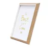 Single picture frame Deknudt S46WG4P1 Brown White 199x259 mm
