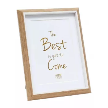 Single picture frame Deknudt S46WG4P1 Brown White 199x259 mm