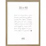 Photo frame Deknudt S47CJ1 solid oak 30×40 cm – wall and tabletop display