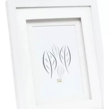 Photo frame Deknudt Double Passepartout S65KK1 White 15x20 cm wood