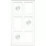 Passepartout mat board Deknudt S65KK1 White for 6x10 and 10x15 photos