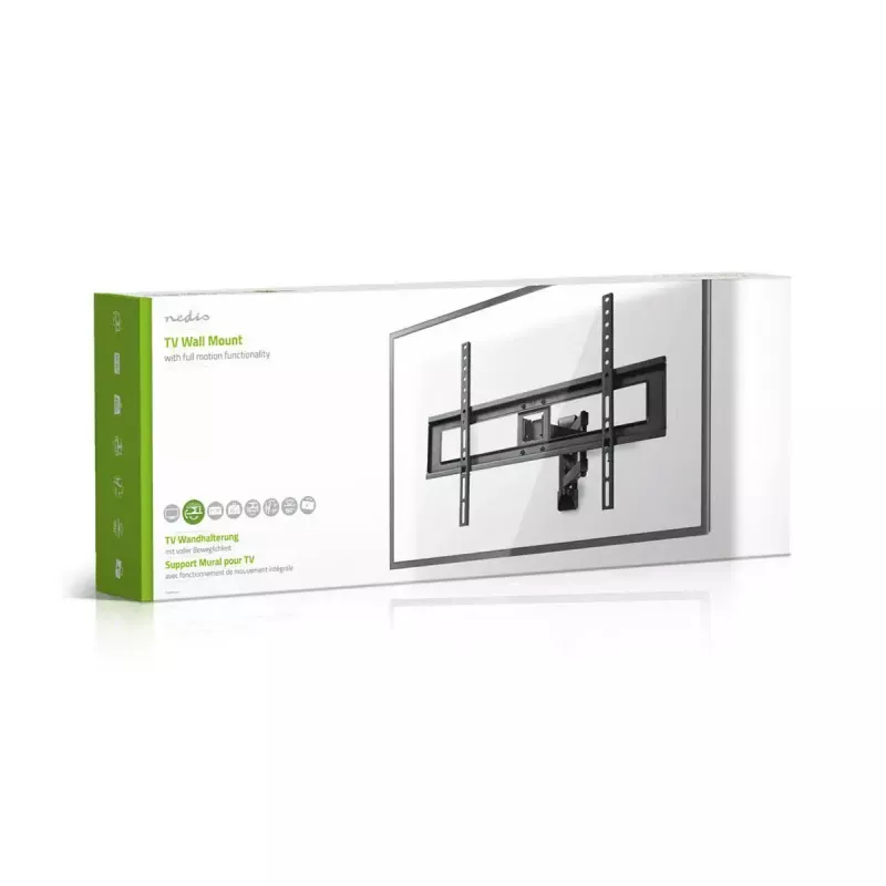 TV mount stand Nedis TVWM1550BK for 94–177.8 cm (37 inch–70 inch) screens, max VESA 600x400, max load 25 kg, black