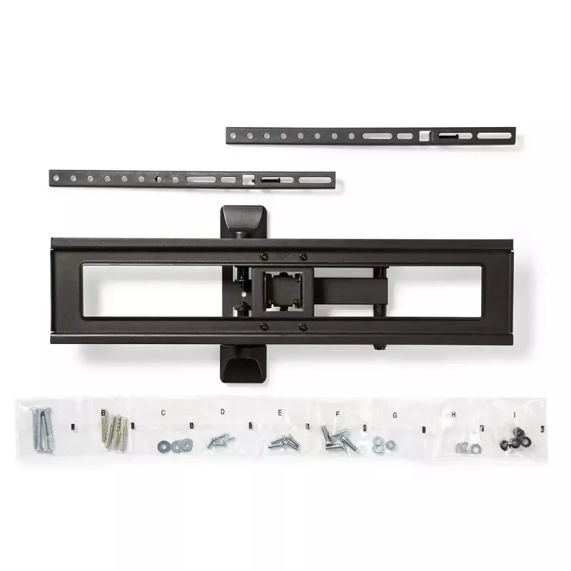 TV mount stand Nedis TVWM1550BK for 94–177.8 cm (37 inch–70 inch) screens, max VESA 600x400, max load 25 kg, black