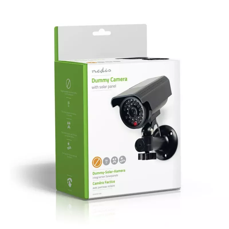 Security camera Nedis DUMCBS10BK — black, compact indoor/outdoor surveillance camera