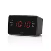 Digital alarm clock Nedis CLAR002BK — LED display, AC 220–240V, 130×80×70 mm, black