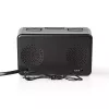 Digital alarm clock Nedis CLAR002BK — LED display, AC 220–240V, 130×80×70 mm, black