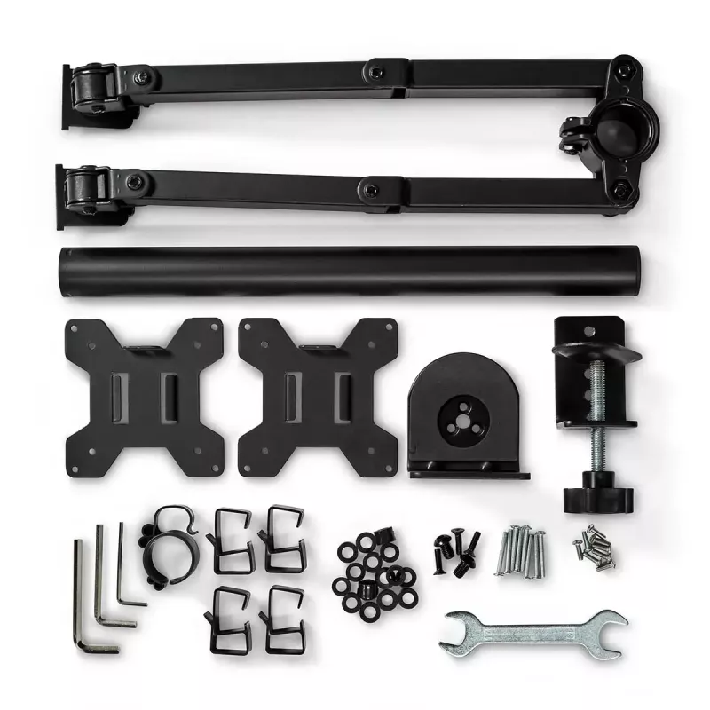 Monitor Mount Nedis MMDOS110BK 81.3 cm 32 inch Desk Black