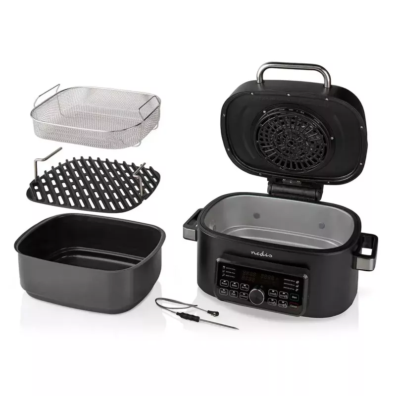 Hot air fryer Nedis KAAFG600BK 6 L 1660 W Black