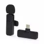 Wireless Rechargeable USB-C Lavalier Microphone Nedis MICW110BK