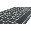 Keyboard LogicKeyboard SKB-TM-UK Full-size USB + Bluetooth, QWERTY UK English, Titanium