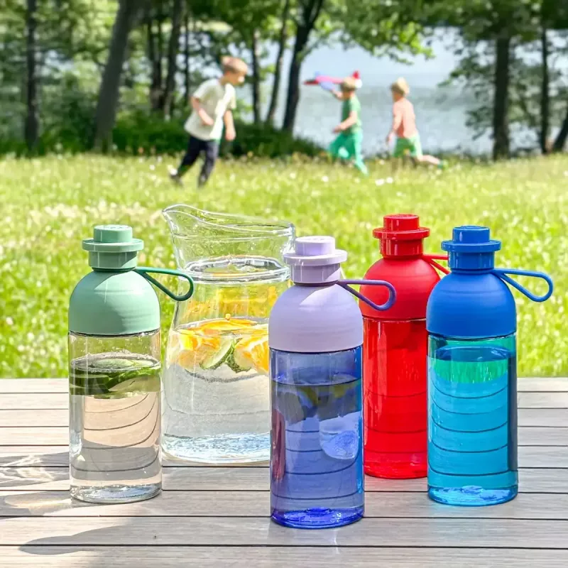 Drinking bottle room copenhagen 0.5 L — light green/transparent, plastic reusable bottle