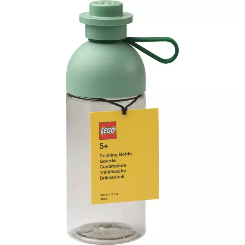 Drinking bottle room copenhagen 0.5 L — light green/transparent, plastic reusable bottle
