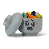 Storage Head 'Zombie' mini by room copenhagen — LEGO-compatible storage head, gray