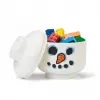 Storage Head Snowman mini by room copenhagen — LEGO-compatible toy and brick organizer, white