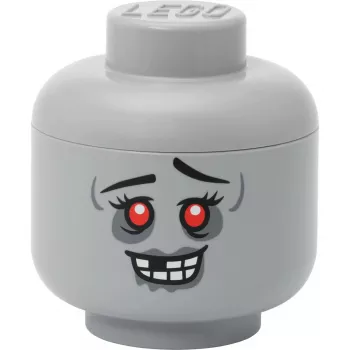 Room Copenhagen LEGO Storage Head “Zombie” small gray – toy storage container