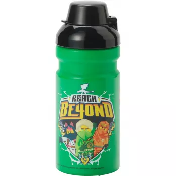 Drinking bottle room copenhagen Ninjago Green — 0.39 L, green/black