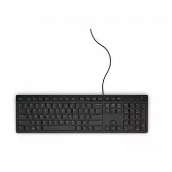 Wired Keyboard Dell KB216 USB AZERTY JD03G — USB connection, AZERTY layout