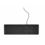 Wired Keyboard Dell KB216 USB AZERTY JD03G — USB connection, AZERTY layout