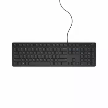 Keyboard DELL KB216 USB QWERTZ German Black