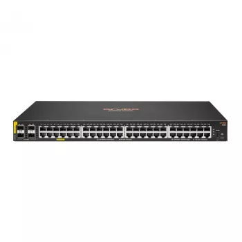 Managed HPE Aruba CX 6000 48-port Gigabit PoE Class4 4xSFP 370W L3 1U Rackmount Switch