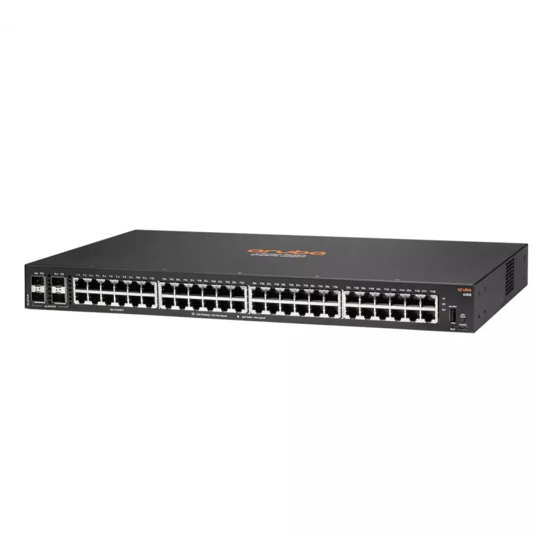 Managed Switch Aruba 6100 48G 4SFP+
