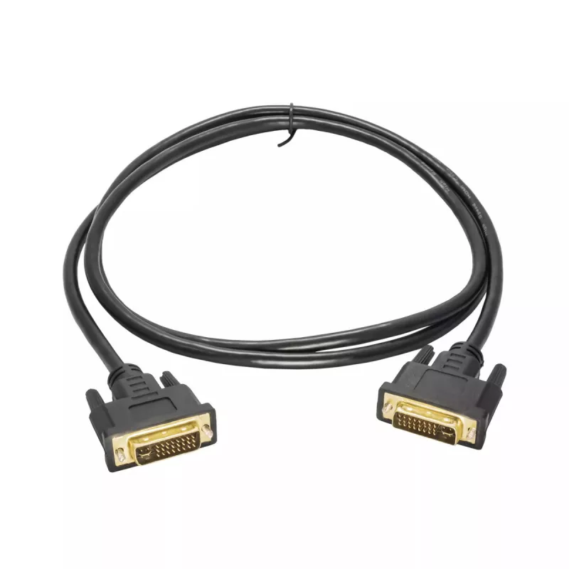 Akyga AK-AV-02 DVI-I Dual Link Cable 24+5 Pin, 1.8 m, Black