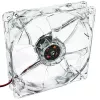 Akyga AW-12A-BG 120 mm Case Fan, 4 Green LEDs, Molex