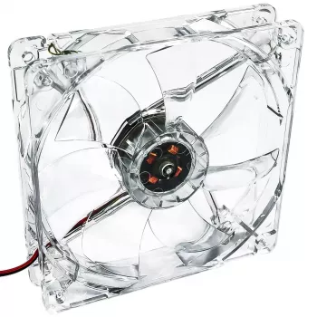 Computer case fan Akyga AW-12A-BG 120 mm, 1000 RPM, 66 CFM, transparent