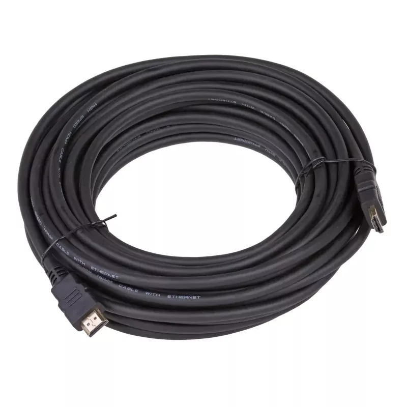 Akyga AK-HD-150A HDMI 1.4 Cable, High Speed with Ethernet, 15 m, Black