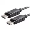 Akyga AK-AV-10 DisplayPort Cable, Male to Male, Gold-Plated Plugs, 1.8 m, Black