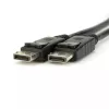 Akyga AK-AV-10 DisplayPort Cable, Male to Male, Gold-Plated Plugs, 1.8 m, Black