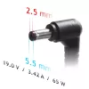 Akyga AK-ND-31 Car Laptop Power Adapter for Asus / Toshiba, 65 W, 19 V / 3.42 A, 5.5 x 2.5 mm, 12 V Input