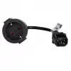 Power cable Akyga AK-PC-10A — CEE7/4 to IEC, 0.15 m, 10 A, 250 V, black