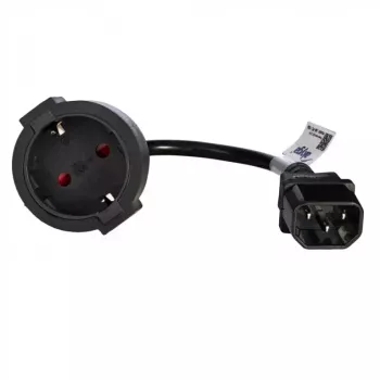 Power cable Akyga AK-PC-10A — CEE7/4 to IEC, 0.15 m, 10 A, 250 V, black