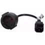 Power cable Akyga AK-PC-10A — CEE7/4 to IEC, 0.15 m, 10 A, 250 V, black