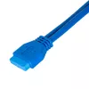 USB cable Akyga AK-CA-62 USB 3.2 Gen 1 65 m 2 x USB 3.0 Blue